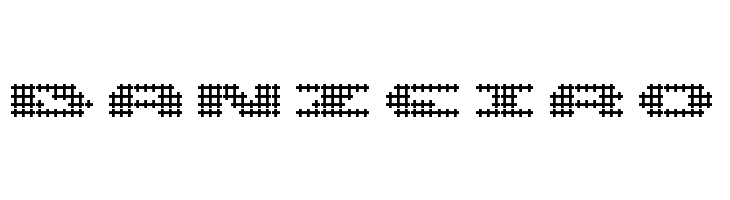 UP Tiny lcd four 8 decoC Light  Free Fonts Download