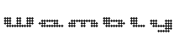 UP Tiny lcd four 8 decoC Light  Free Fonts Download