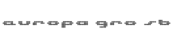 UP Tiny lcd four 8 decoC Light  Free Fonts Download