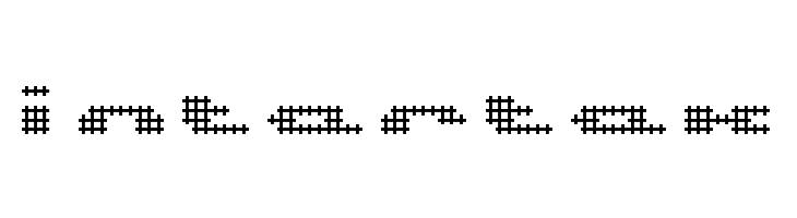 UP Tiny lcd four 8 decoC Light  Free Fonts Download