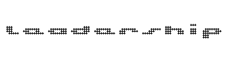 UP Tiny lcd four 8 decoC Light  Free Fonts Download