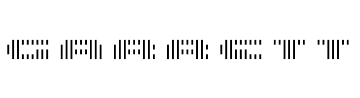 UP Tiny lcd four 8 decoV Light  Free Fonts Download