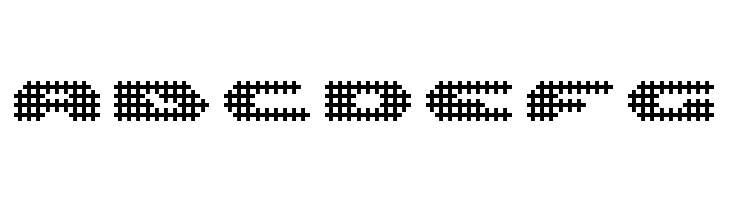 UP Tiny lcd four 8 decoC  Free Fonts Download