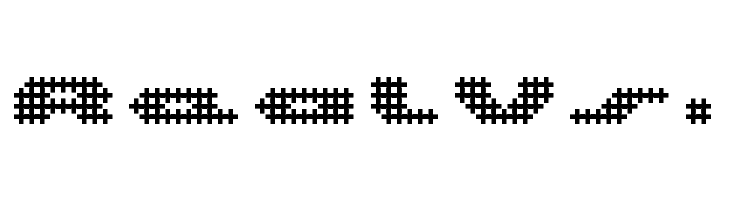 UP Tiny lcd four 8 decoC  Free Fonts Download