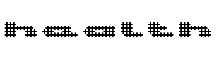 UP Tiny lcd four 8 decoC  Free Fonts Download