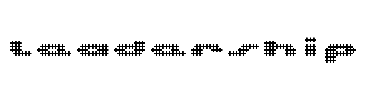 UP Tiny lcd four 8 decoC  Free Fonts Download