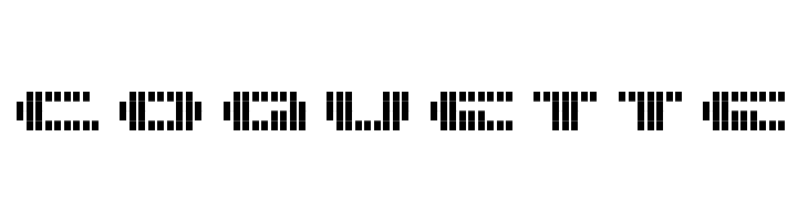 UP Tiny lcd four 8 decoV  Free Fonts Download