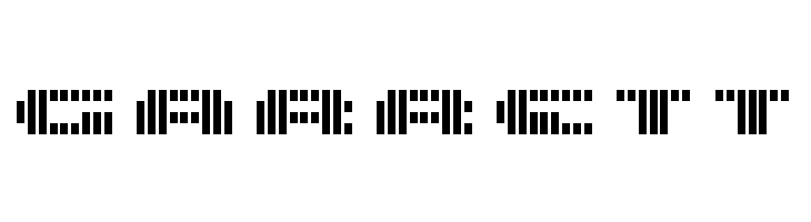 UP Tiny lcd four 8 decoV  Free Fonts Download
