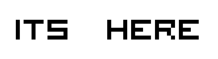 5x5 square  Free Fonts Download