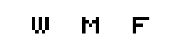 5x5 square  Free Fonts Download