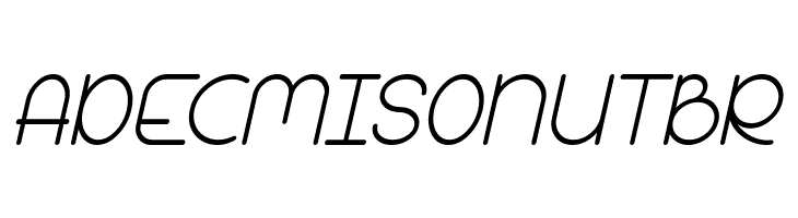 Bandar Italic  Free Fonts Download