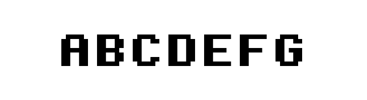 ABCDEFG Onesize Font