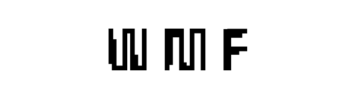 Tetris_Hollow  Free Fonts Download