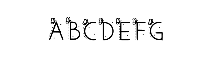 Betterflies 20 Regular  Free Fonts Download