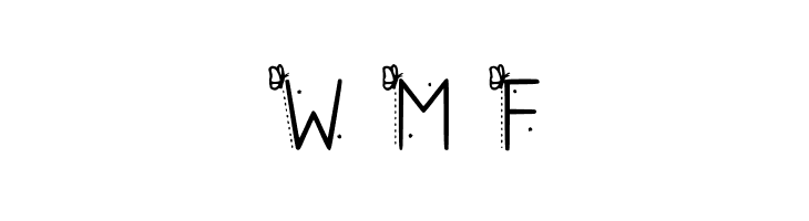 Betterflies 20 Regular  Free Fonts Download