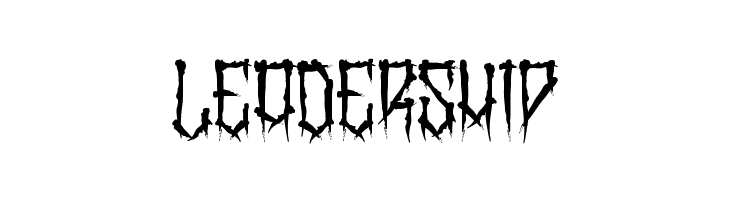 BangLYCH - Revenge Horror I  Free Fonts Download