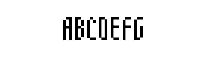 NarrowPix  Free Fonts Download