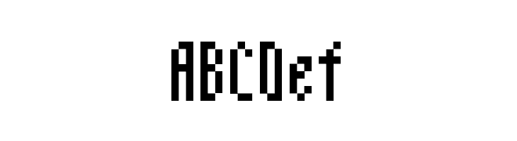 NarrowPix  Free Fonts Download