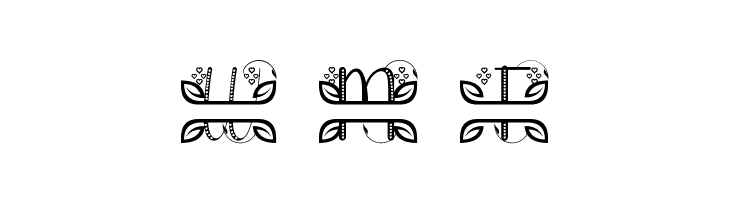 ALINDA MONOGRAM  Free Fonts Download