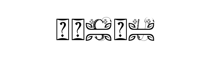 ALINDA MONOGRAM  Free Fonts Download