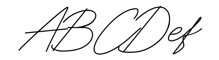 Digital Signature  Free Fonts Download