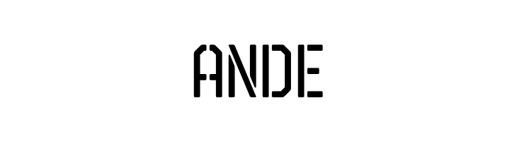 Airborne 86 Stencil  Free Fonts Download