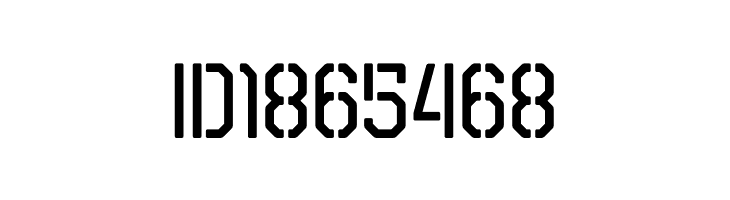 Airborne 86 Stencil  Free Fonts Download
