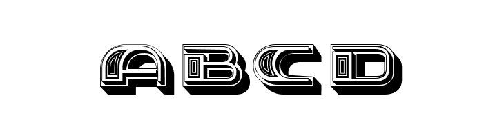 Stage Oriental Extruded Regular  Free Fonts Download