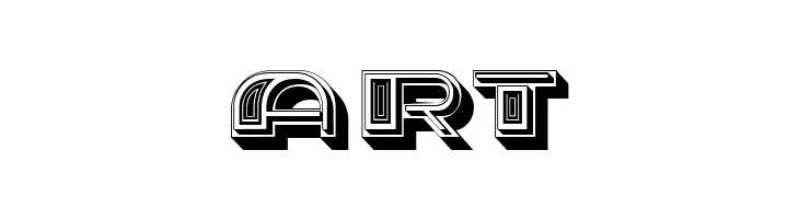 Stage Oriental Extruded Regular  Free Fonts Download