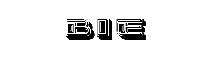 Stage Oriental Extruded Regular  Free Fonts Download