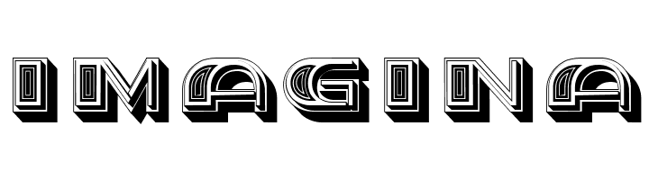 Stage Oriental Extruded Regular  Free Fonts Download