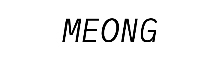 JuliaMono LightItalic  Free Fonts Download