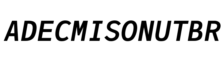 JuliaMono BoldItalic  Free Fonts Download