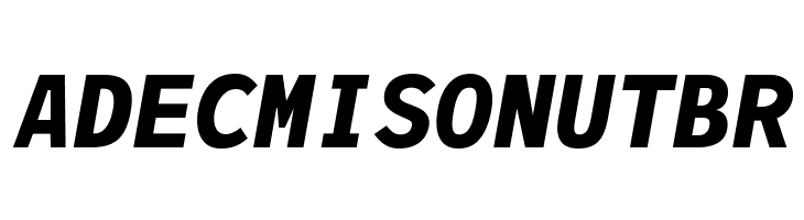 JuliaMono BlackItalic  Free Fonts Download