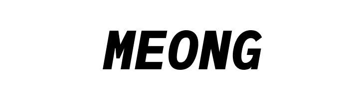 JuliaMono BlackItalic  Free Fonts Download