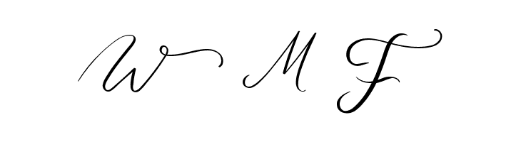 MONOGRAM W  Free Fonts Download