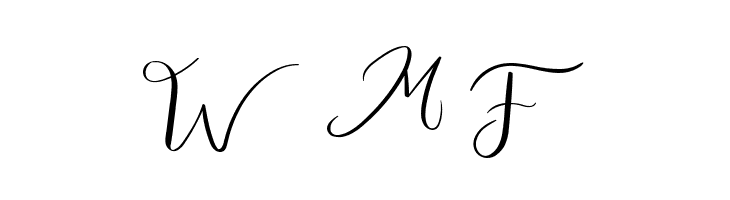 MONOGRAM P  Free Fonts Download