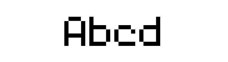 07x5 Regular  Free Fonts Download