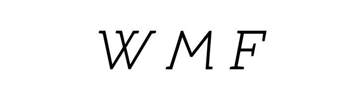 Umba Slab Demo Light Italic  Free Fonts Download