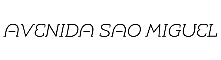 Umba Slab Demo Alt Light Italic  Free Fonts Download