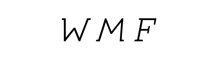 Umba Slab Demo Alt Light Italic  Free Fonts Download