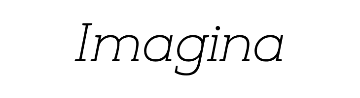 Umba Slab Demo Alt Thin Italic  Free Fonts Download