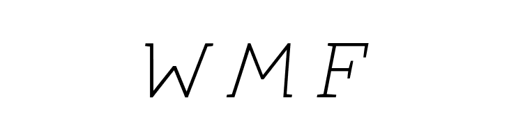 Umba Slab Demo Alt Thin Italic  Free Fonts Download