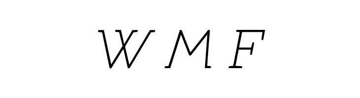 Umba Slab Demo Thin Italic  Free Fonts Download