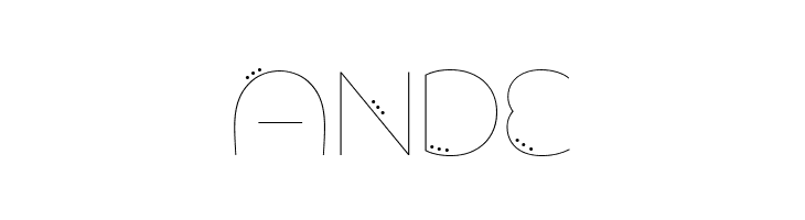 Allioideae-Demo Dot  Free Fonts Download