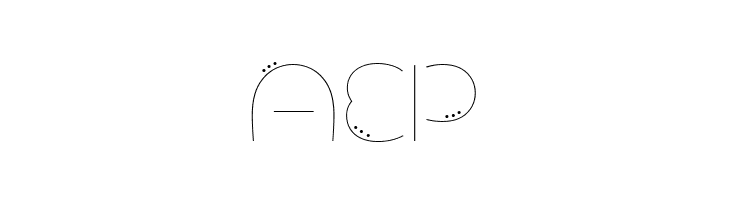 Allioideae-Demo StencilDot  Free Fonts Download