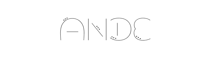 Allioideae-Demo StencilDot  Free Fonts Download