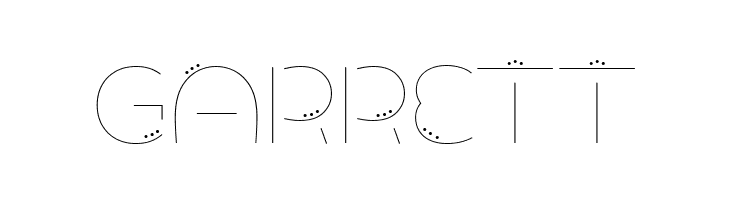 Allioideae-Demo StencilDot  Free Fonts Download
