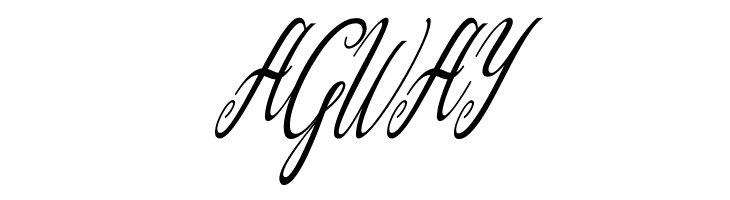 Aquilera Script Regular  Free Fonts Download