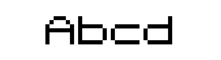 Mikrokomputer Closed  Free Fonts Download